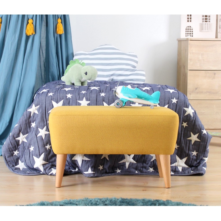 Taburet PIXI 32x61 cm žlutá