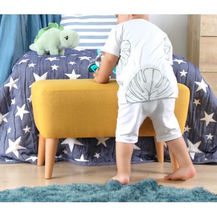 Taburet PIXI 32x61 cm žlutá