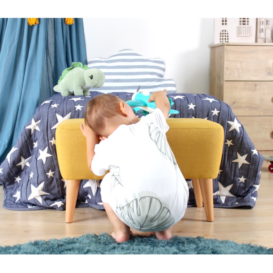 Taburet PIXI 32x61 cm žlutá
