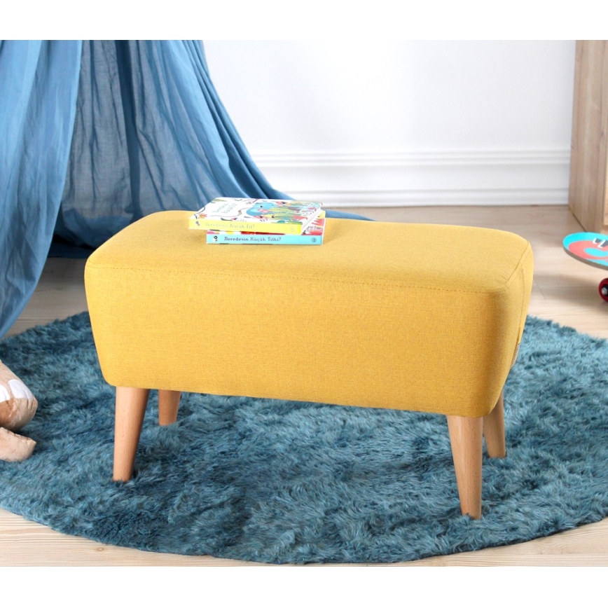 Taburet PIXI 32x61 cm žlutá
