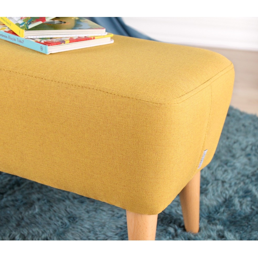 Taburet PIXI 32x61 cm žlutá