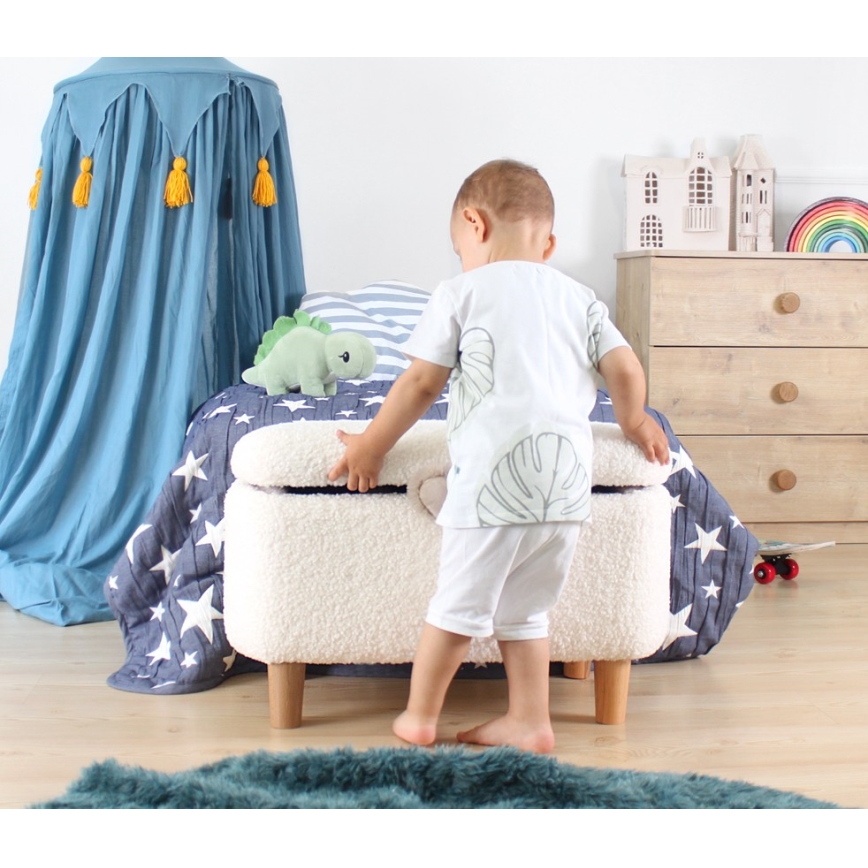 Taburet PIXI 37x61 cm bílá