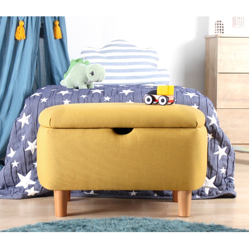 Taburet PIXI 37x61 cm žlutá