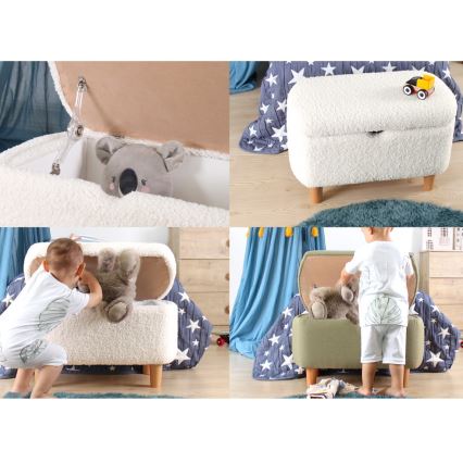 Taburet PIXI 37x61 cm žlutá
