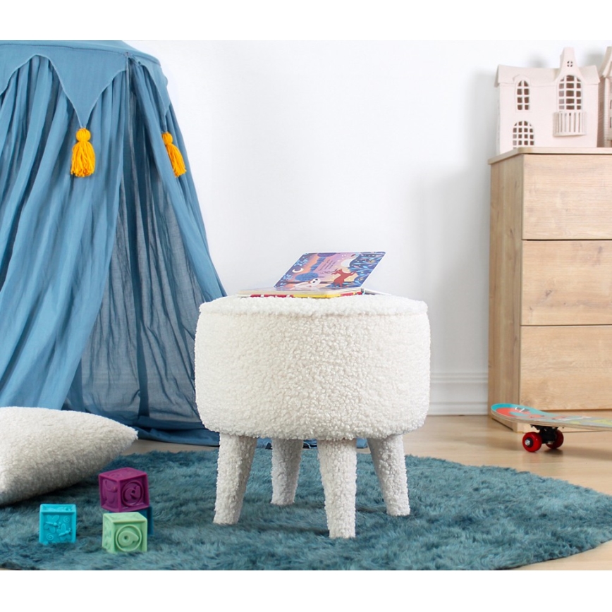 Taburet PIXI pr. 38 cm bílá