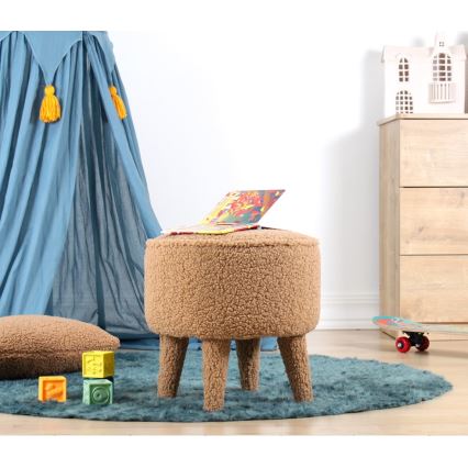 Taburet PIXI pr. 38 cm hnědá
