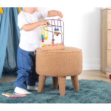 Taburet PIXI pr. 38 cm hnědá