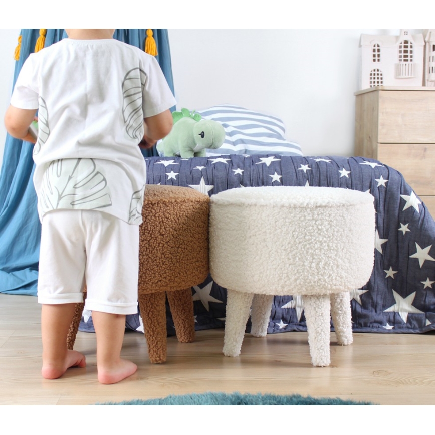 Taburet PIXI pr. 38 cm hnědá