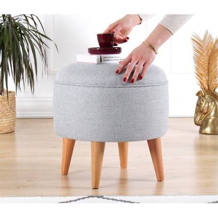 Taburet PIXI pr. 40 cm šedá