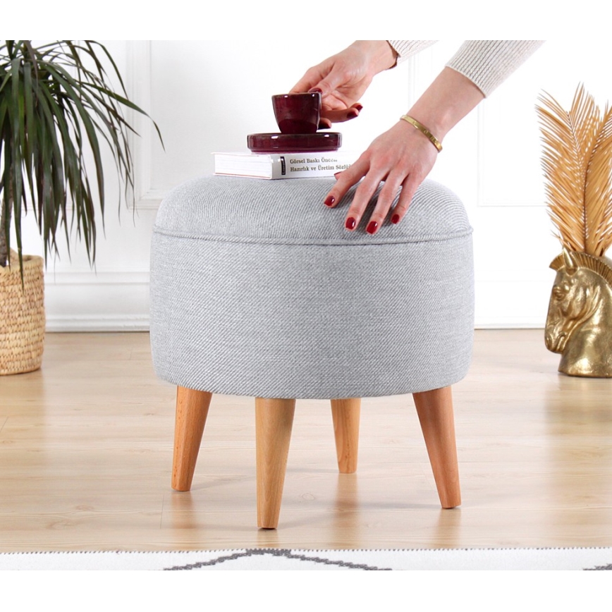 Taburet PIXI pr. 40 cm šedá