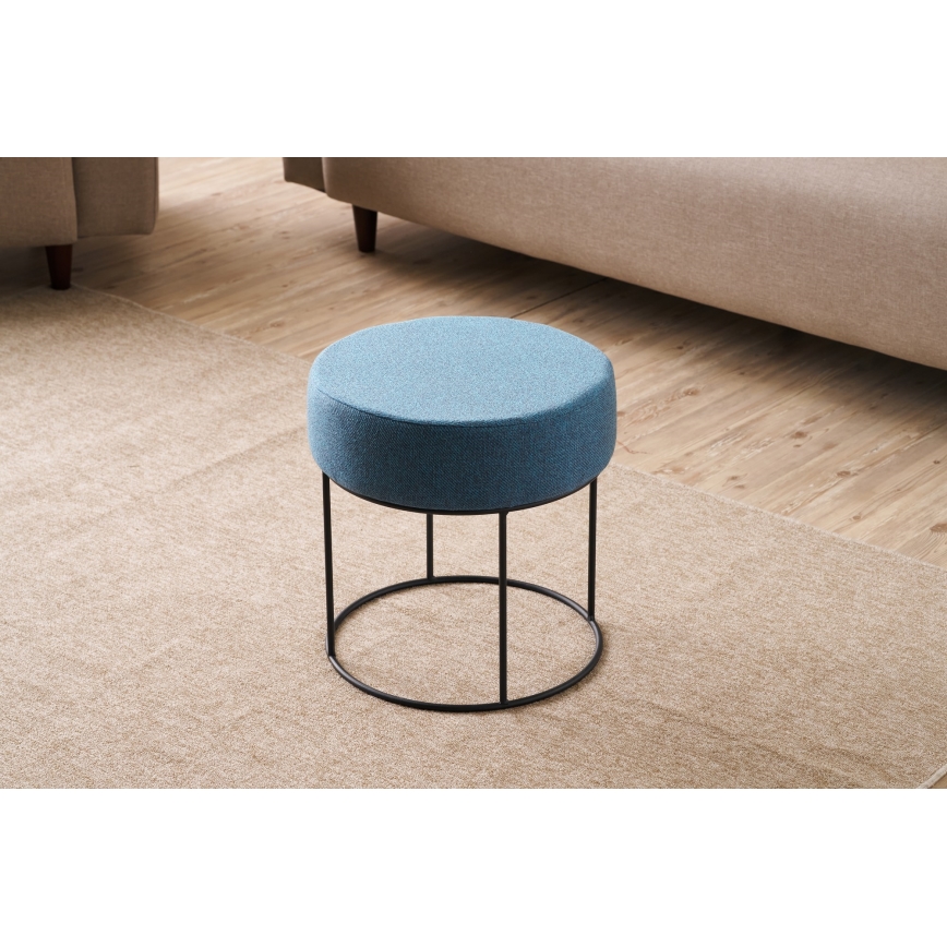 Taburet RELO pr. 40 cm modrá