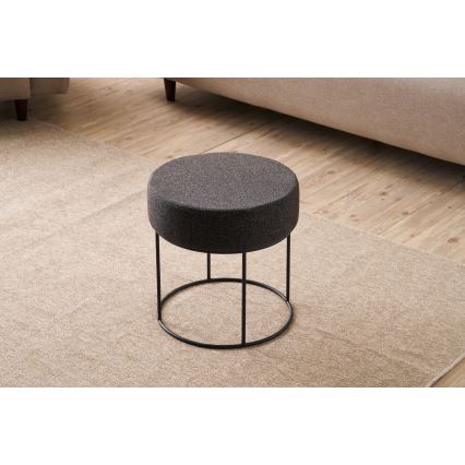 Taburet RELO pr. 40 cm tmavě hnědá