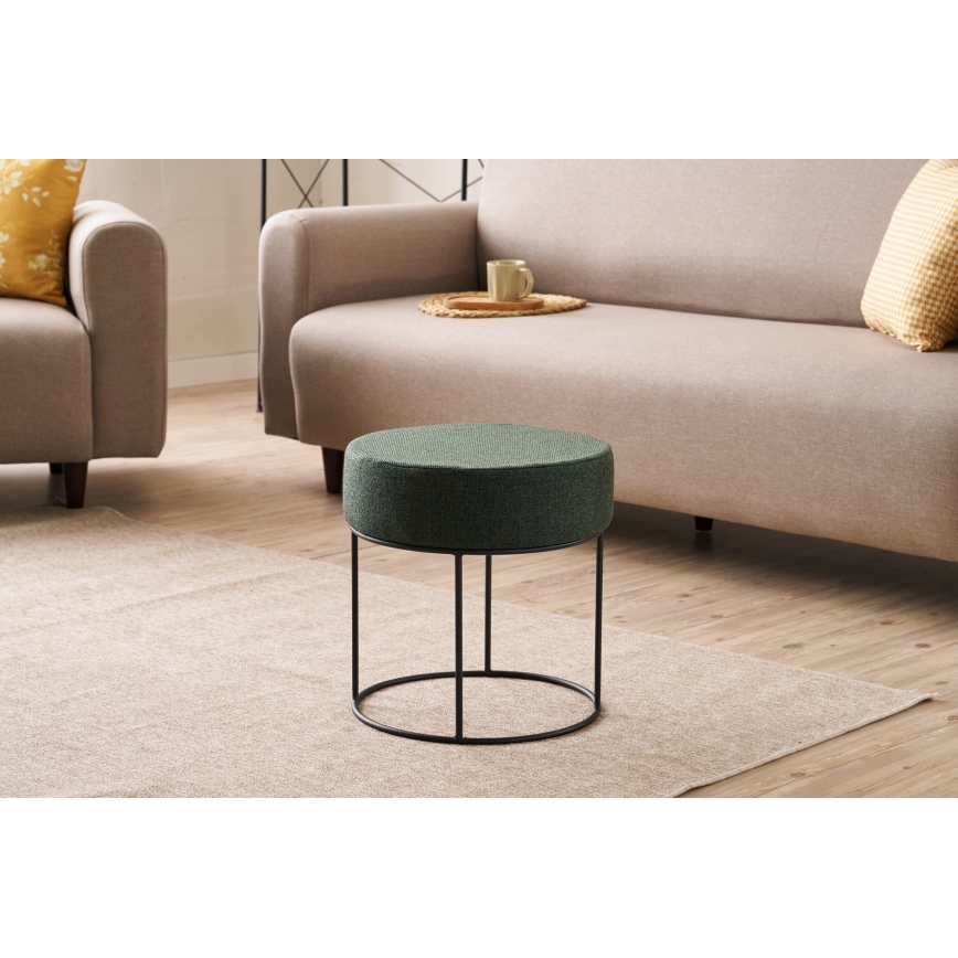 Taburet RELO pr. 40 cm zelená