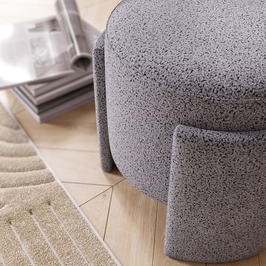 Taburet ROCKET pr. 39 cm šedá