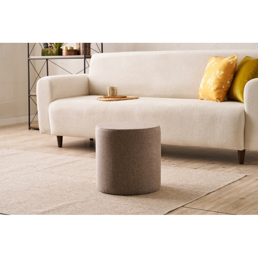 Taburet RONDO pr. 40 cm hnědá