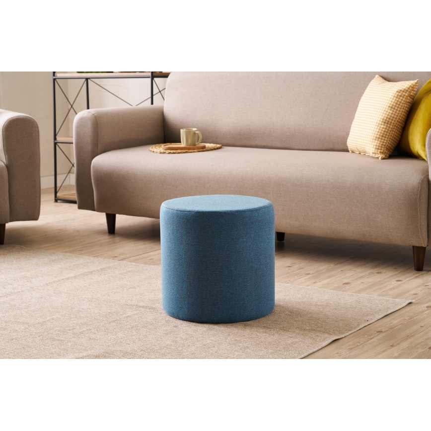 Taburet RONDO pr. 40 cm modrá