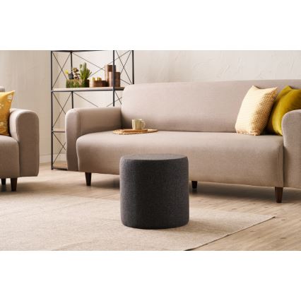 Taburet RONDO pr. 40 cm tmavě hnědá