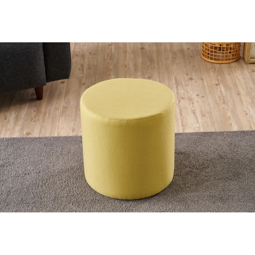 Taburet RONDO pr. 40 cm žlutá