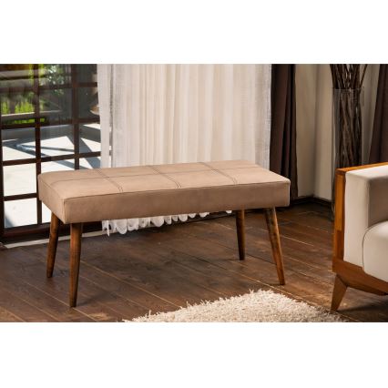 Taburet VITO 46x92 cm hnědá
