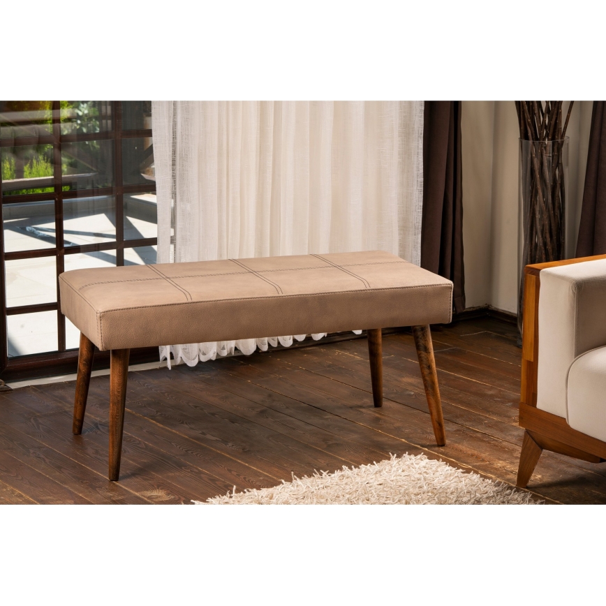 Taburet VITO 46x92 cm hnědá