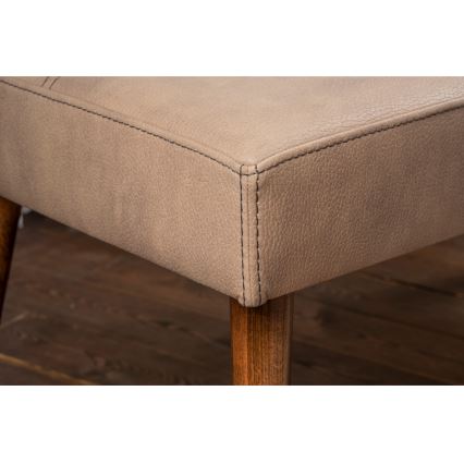 Taburet VITO 46x92 cm hnědá
