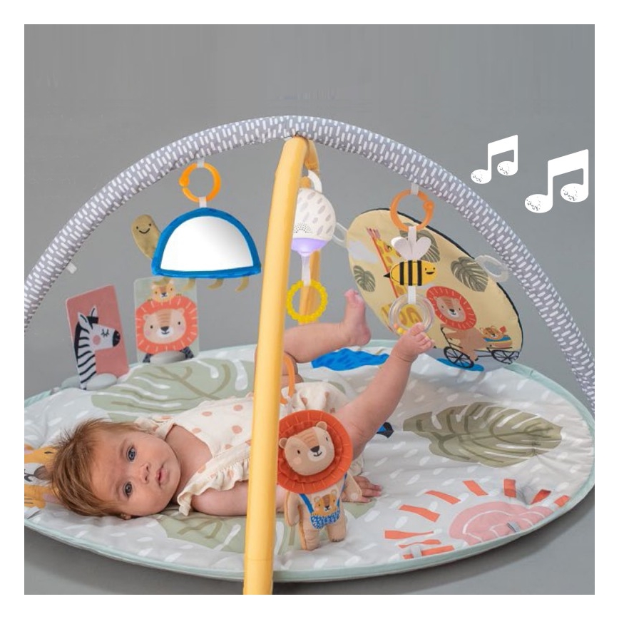 Taf Toys - Dětská hrací podložka s hrazdou savana 2xAAA