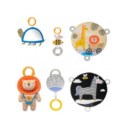 Taf Toys - Dětská hrací podložka s hrazdou savana 2xAAA
