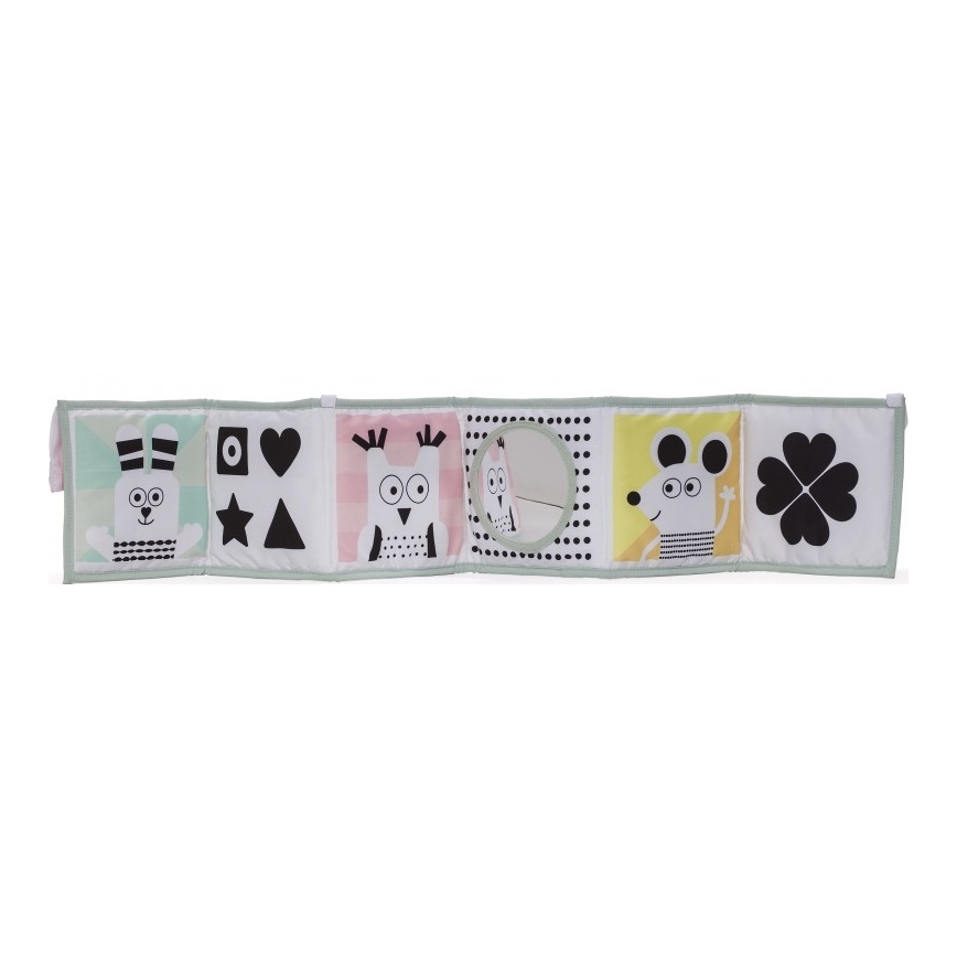 Taf Toys - Dětská textilní knížka 3v1 zvířátka