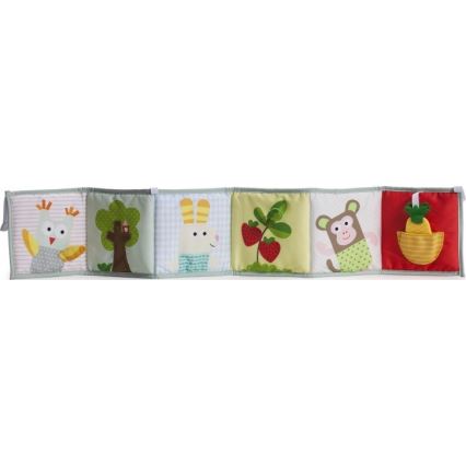 Taf Toys - Dětská textilní knížka 3v1 zvířátka