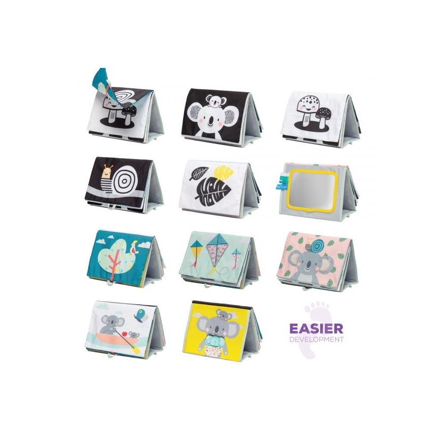 Taf Toys - Dětská textilní knížka se zrcátkem koala