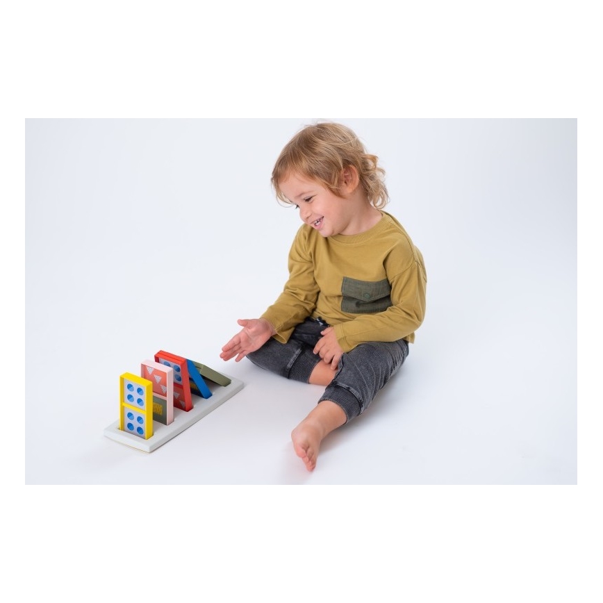 Taf Toys - Dětské domino 4v1 zvířátka