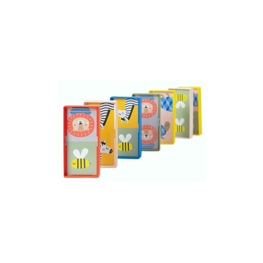 Taf Toys - Dětské domino 4v1 zvířátka