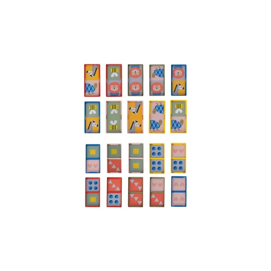 Taf Toys - Dětské domino 4v1 zvířátka