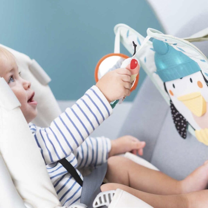 Taf Toys - Závěsný hudební pult do auta tučňák 3xAA