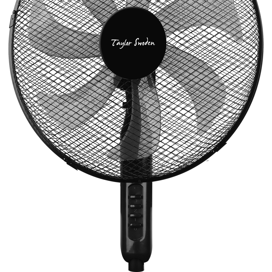 Taylor Swoden - Stojanový ventilátor 50W/230V 122 cm černá