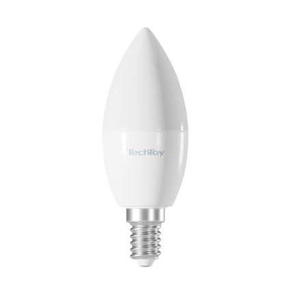 TechToy - LED RGB Chytrá stmívatelná žárovka E14/4,4W/230V 2700-6500K Wi-Fi