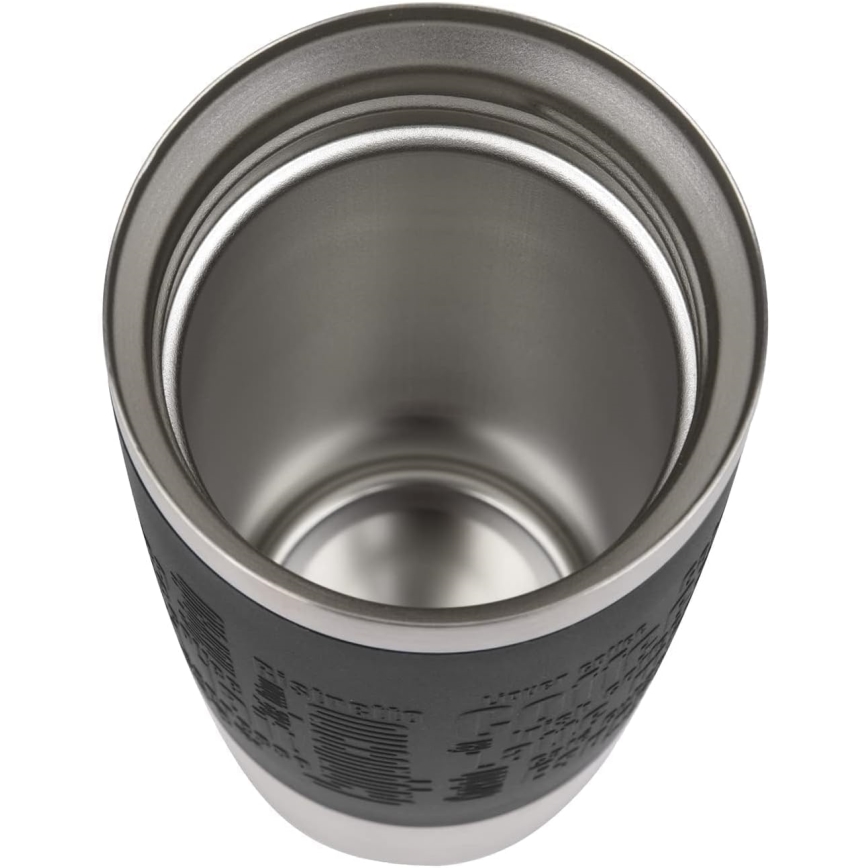 Tefal - Cestovní hrnek 360 ml TRAVEL MUG nerez/černá