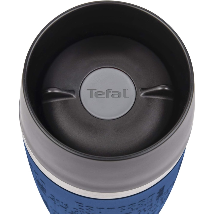 Tefal - Cestovní hrnek 360 ml TRAVEL MUG nerez/tmavě modrá