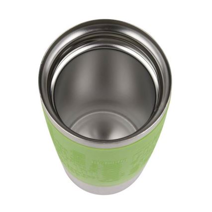 Tefal - Cestovní hrnek 360 ml TRAVEL MUG nerez/zelená