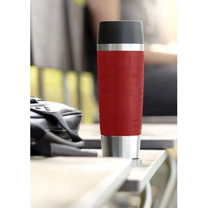 Tefal - Cestovní hrnek 500 ml TRAVEL MUG nerez/červená