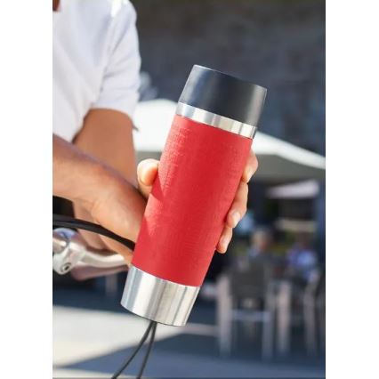 Tefal - Cestovní hrnek 500 ml TRAVEL MUG nerez/červená