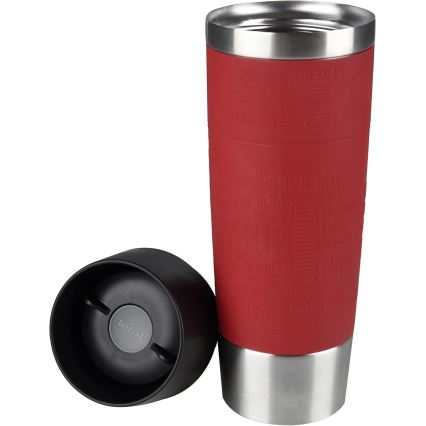 Tefal - Cestovní hrnek 500 ml TRAVEL MUG nerez/červená