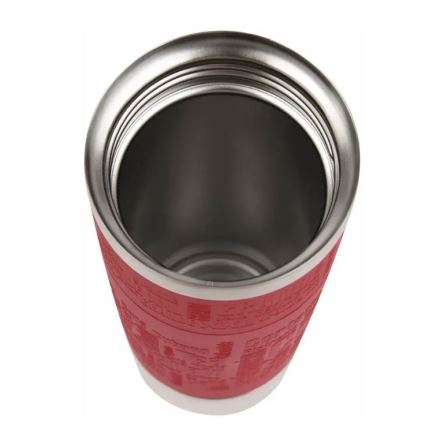 Tefal - Cestovní hrnek 500 ml TRAVEL MUG nerez/červená