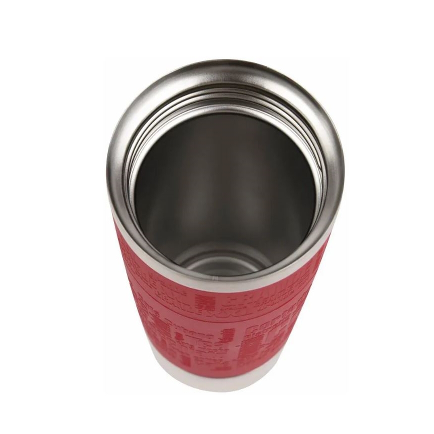 Tefal - Cestovní hrnek 500 ml TRAVEL MUG nerez/červená