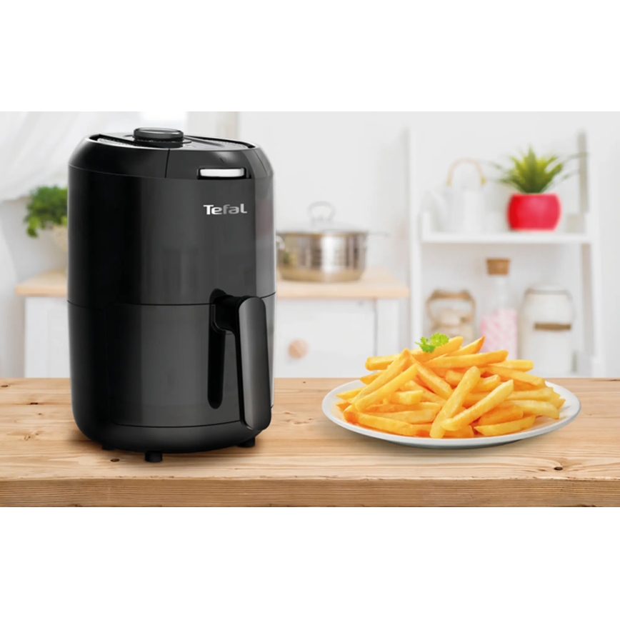 Tefal - Horkovzdušná fritéza 1,6 l EASY FRY COMPACT 1030W/230V černá