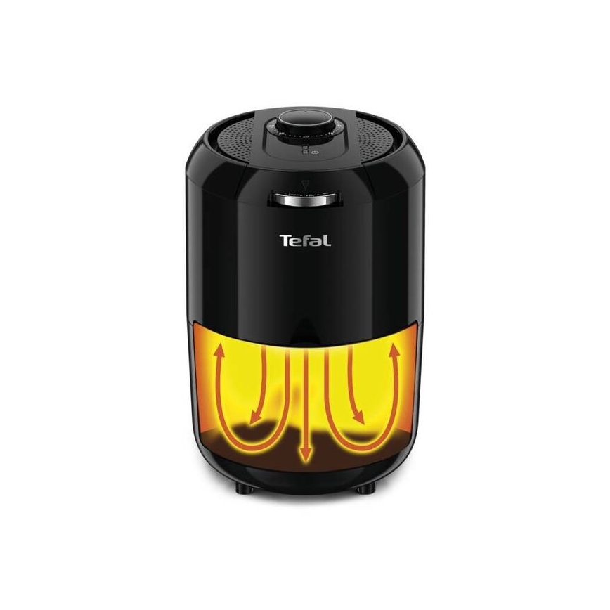 Tefal - Horkovzdušná fritéza 1,6 l EASY FRY COMPACT 1030W/230V černá