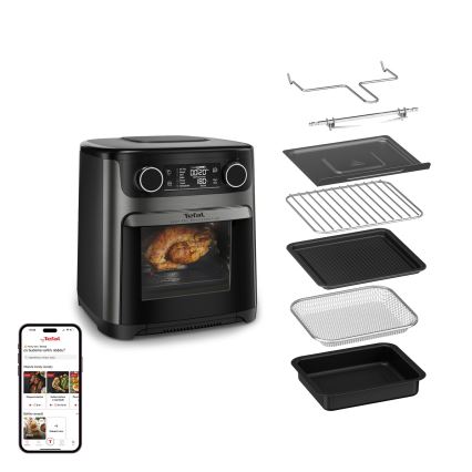 Tefal - Horkovzdušná fritéza 15 l EASY FRY 9v1 1800W/230V černá