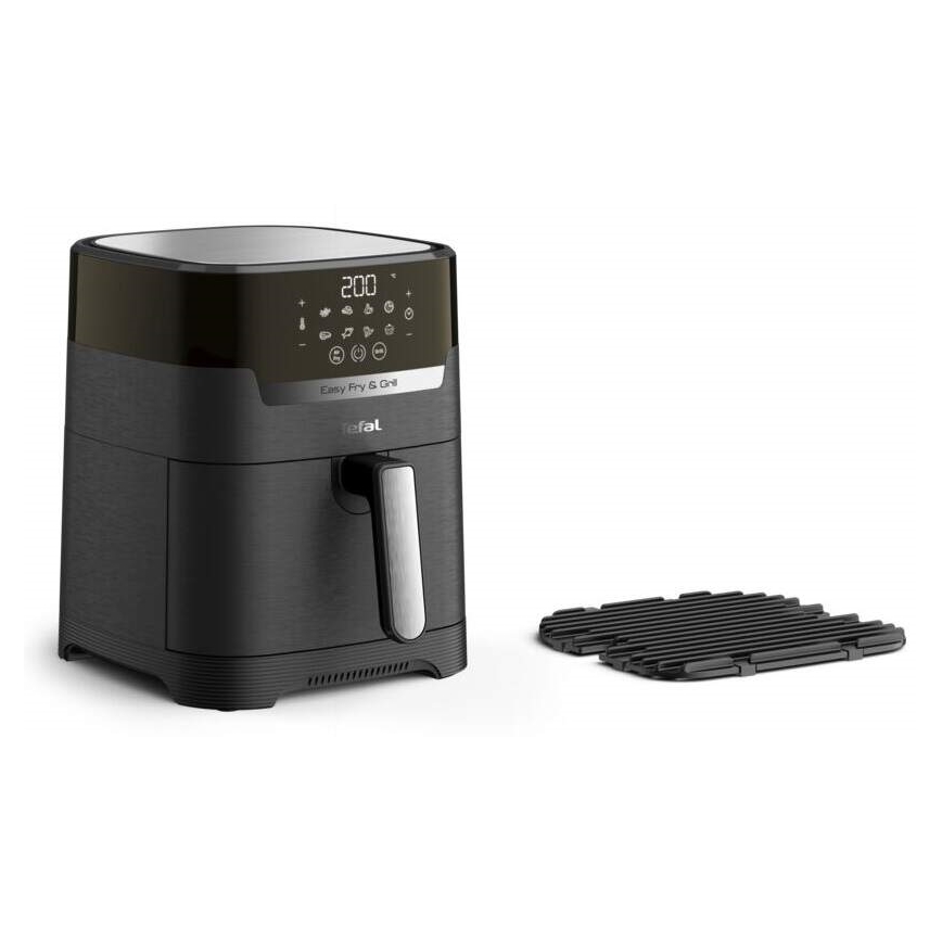 Tefal - Horkovzdušná fritéza 4,2 l EASY FRY&GRILL 2v1 1550W/230V černá
