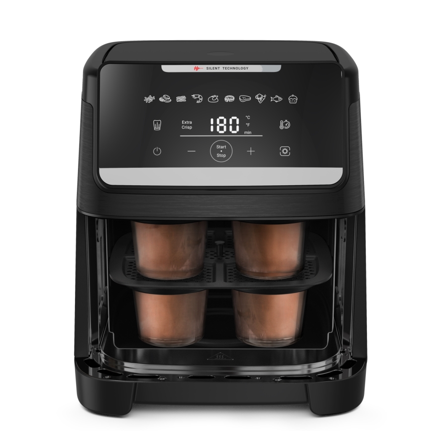 Tefal - Horkovzdušná fritéza 7 l EASY FRY SILENCE 1800W/230V