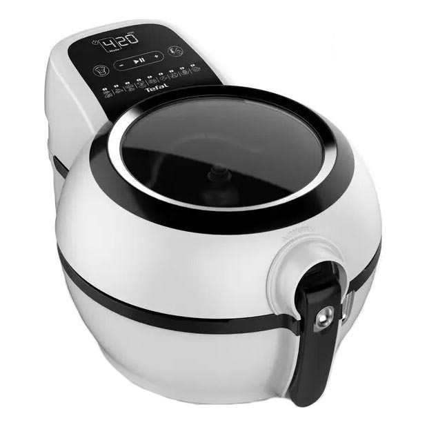 Tefal - Horkovzdušná fritéza ACTIFRY GENIUS DUAL MOTION 1,2l 1350W/230V bílá